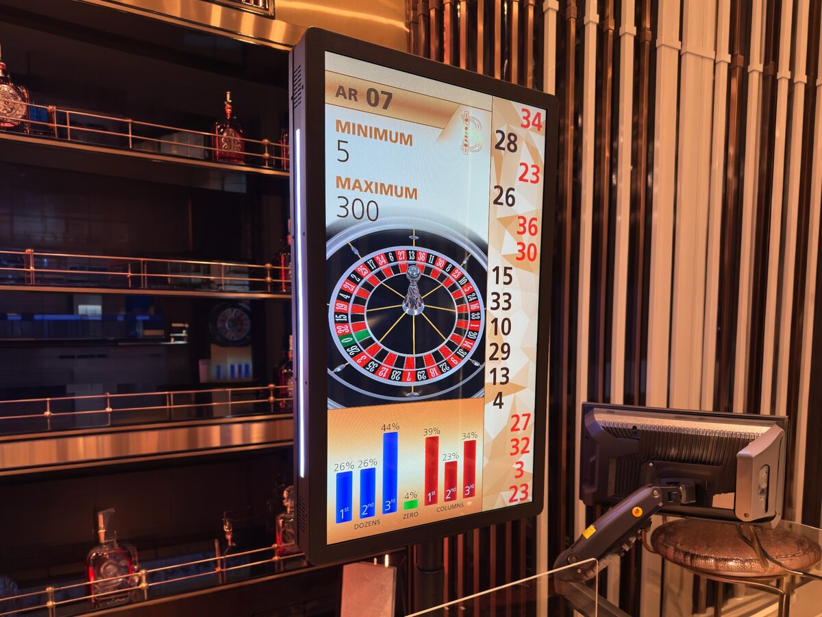 Multimedia Roulette Display